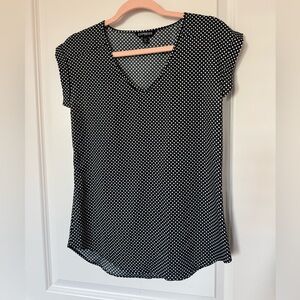 Express Satin Polka Dot Blouse